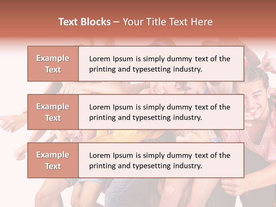 Male Young Woman Girl PowerPoint Template