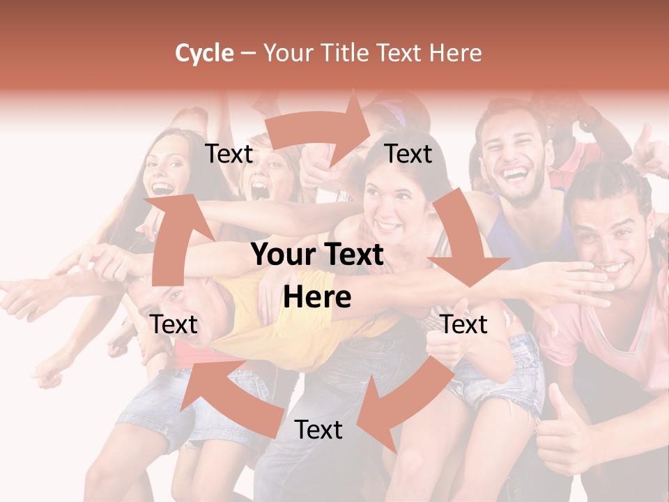 Male Young Woman Girl PowerPoint Template