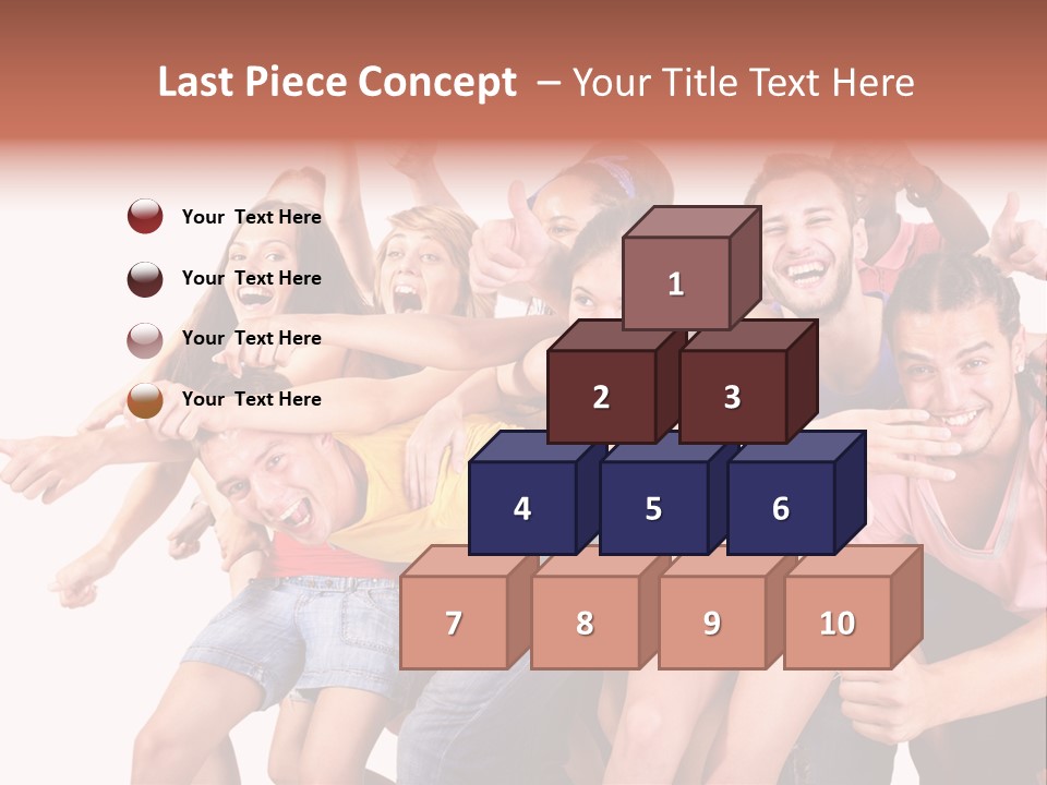 Male Young Woman Girl PowerPoint Template