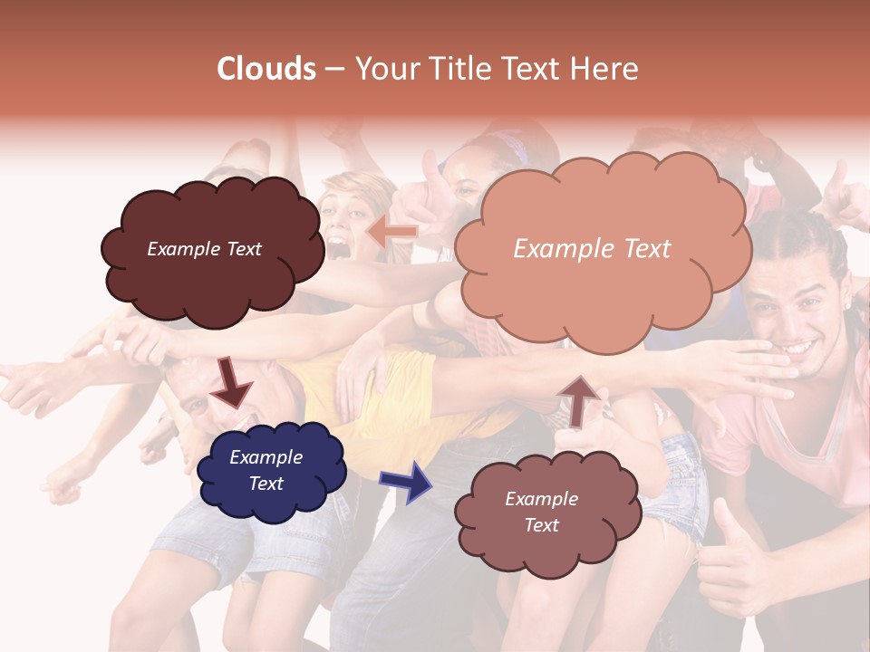 Male Young Woman Girl PowerPoint Template