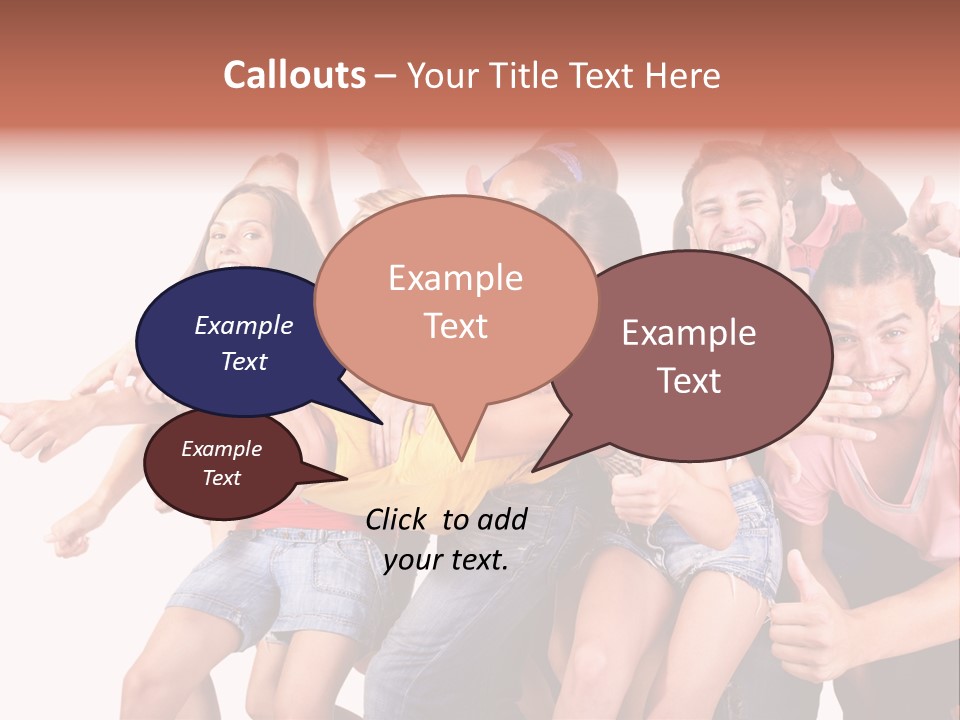 Male Young Woman Girl PowerPoint Template