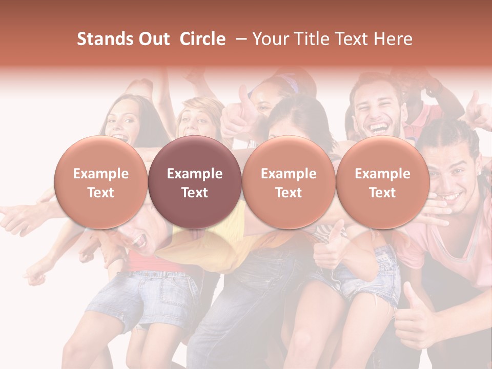 Male Young Woman Girl PowerPoint Template