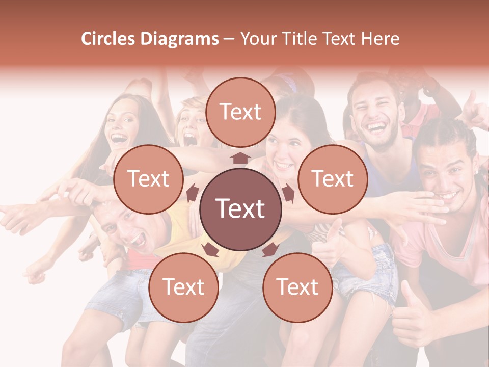 Male Young Woman Girl PowerPoint Template