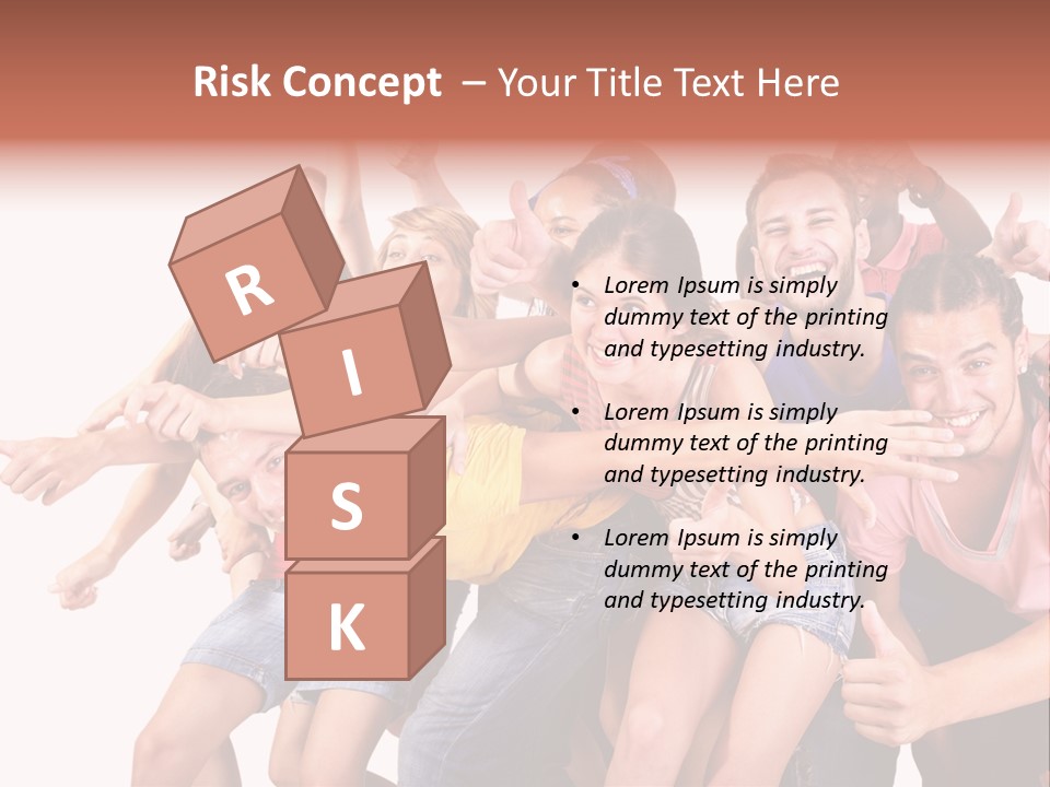 Male Young Woman Girl PowerPoint Template