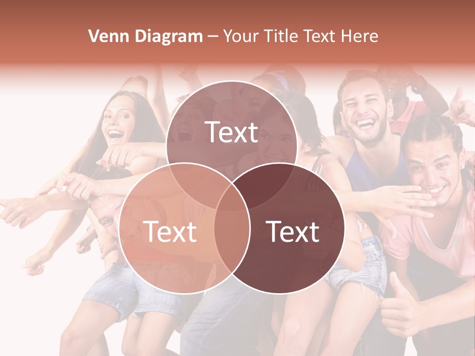 Male Young Woman Girl PowerPoint Template