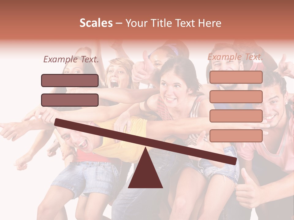 Male Young Woman Girl PowerPoint Template