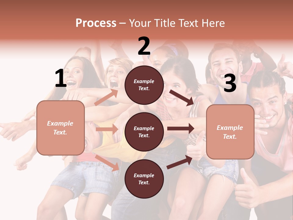 Male Young Woman Girl PowerPoint Template