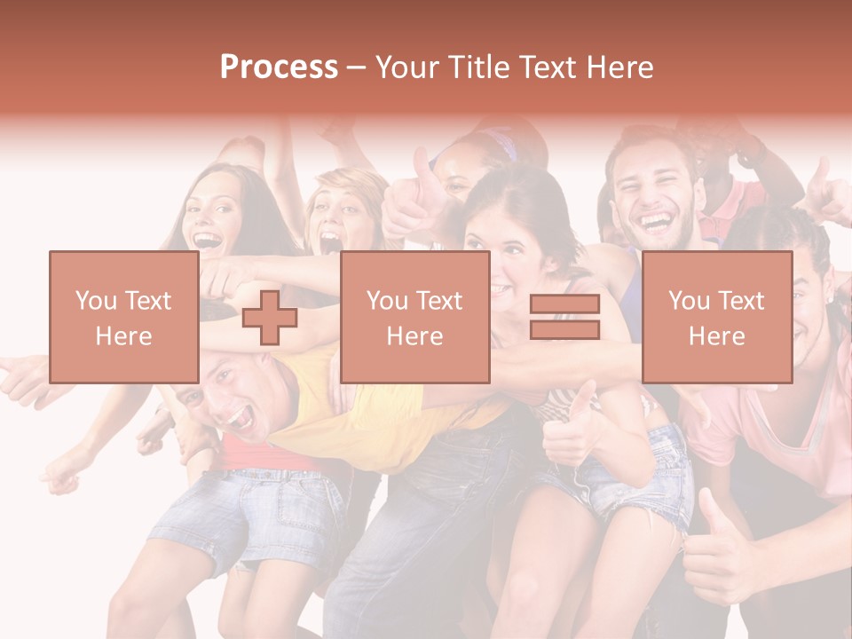 Male Young Woman Girl PowerPoint Template