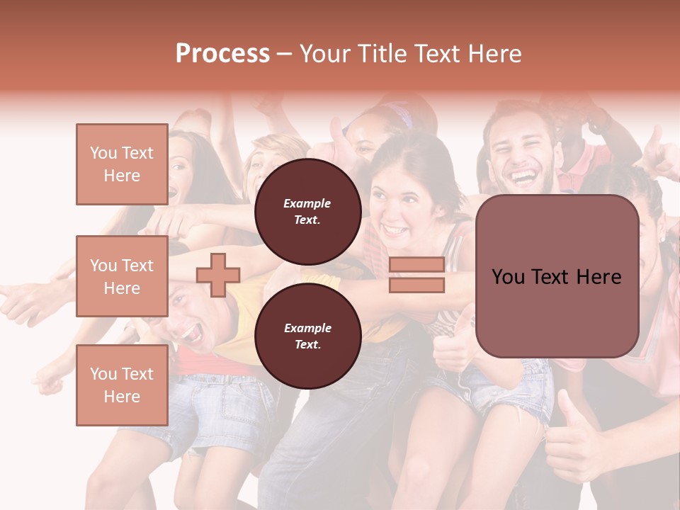 Male Young Woman Girl PowerPoint Template