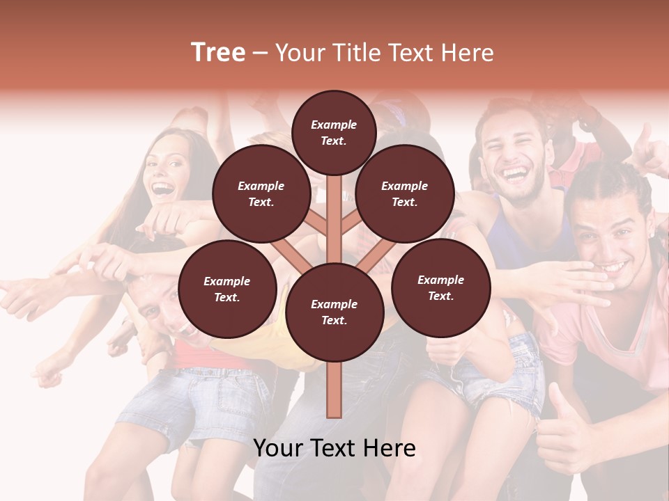 Male Young Woman Girl PowerPoint Template