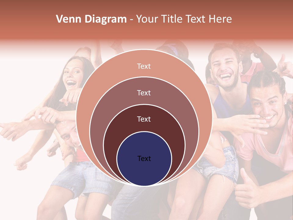 Male Young Woman Girl PowerPoint Template