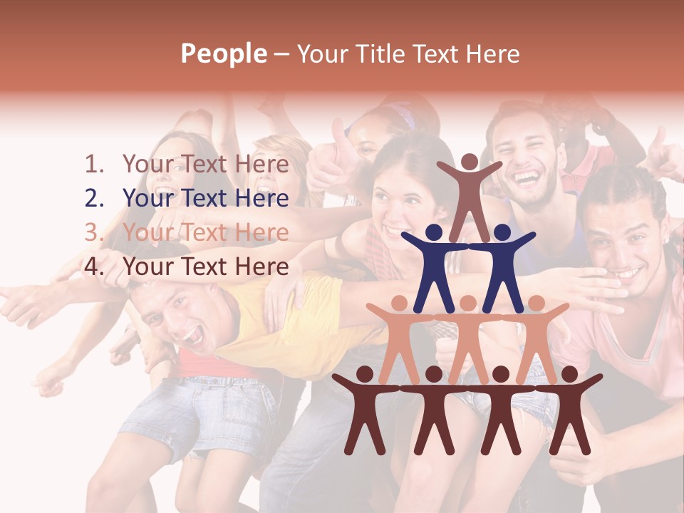 Male Young Woman Girl PowerPoint Template