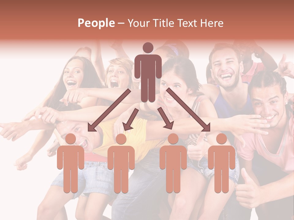 Male Young Woman Girl PowerPoint Template