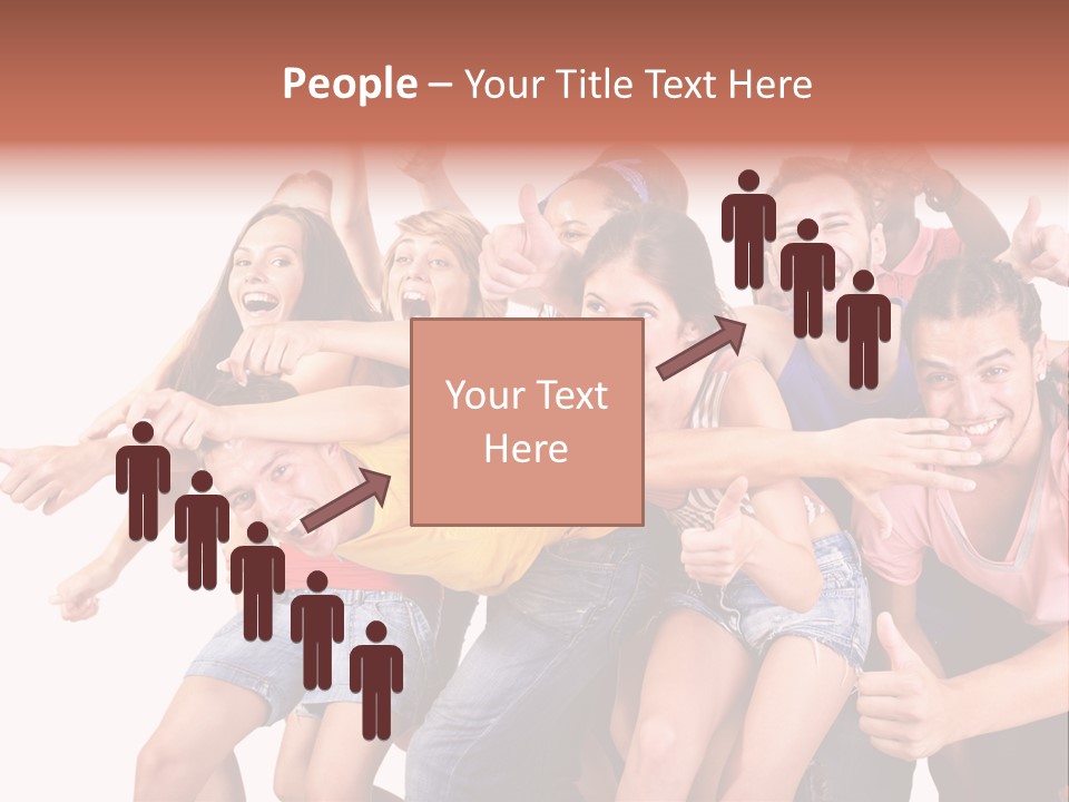 Male Young Woman Girl PowerPoint Template