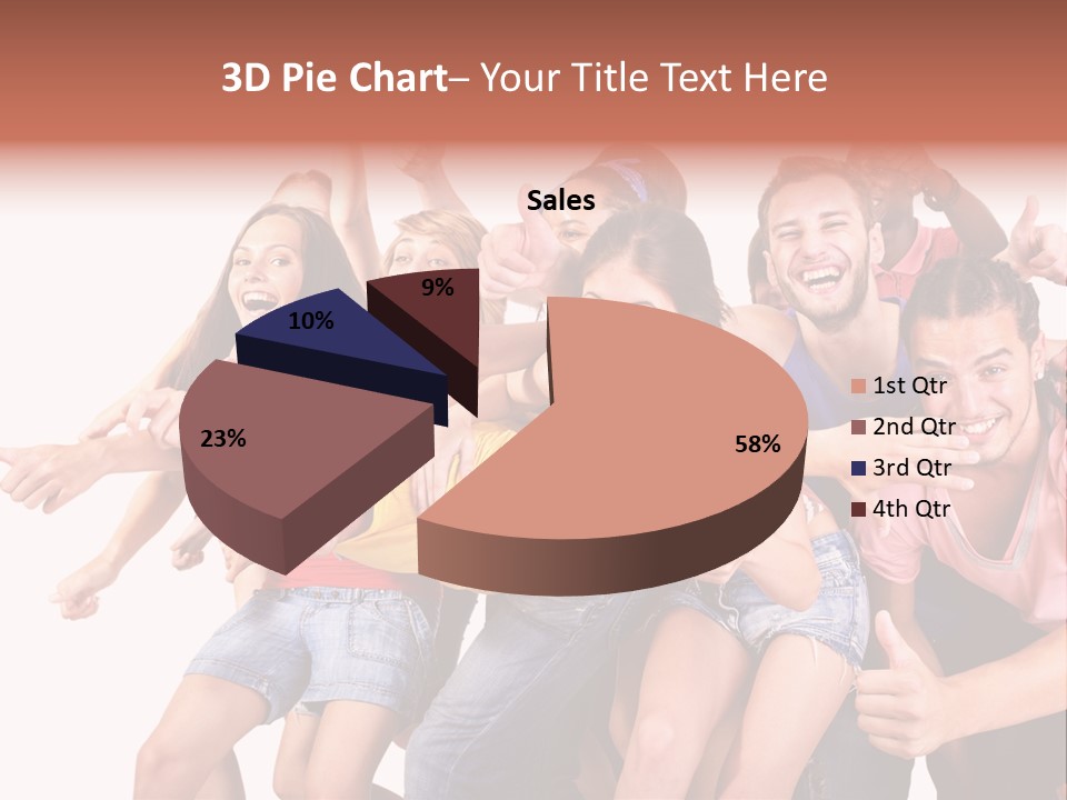 Male Young Woman Girl PowerPoint Template
