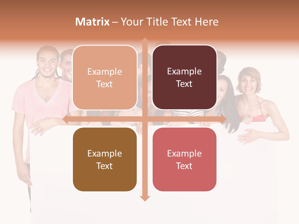 People Ethnicity Smiling PowerPoint Template