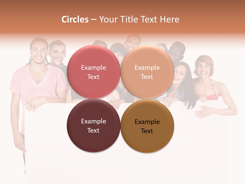 People Ethnicity Smiling PowerPoint Template