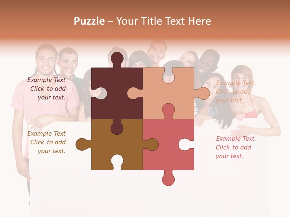 People Ethnicity Smiling PowerPoint Template