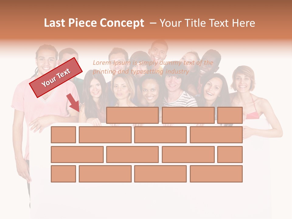 People Ethnicity Smiling PowerPoint Template
