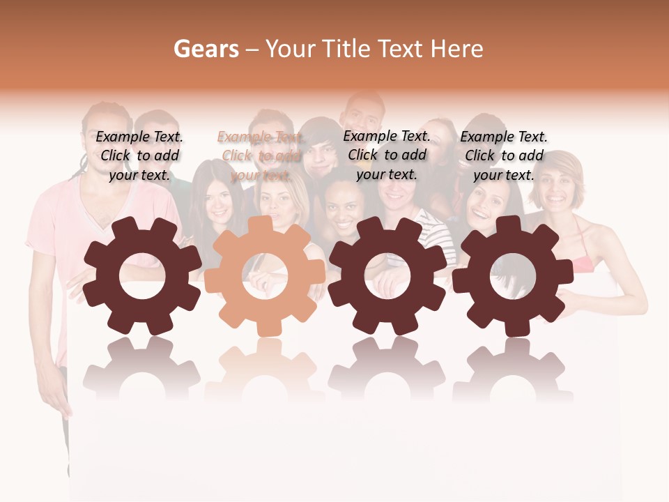 People Ethnicity Smiling PowerPoint Template