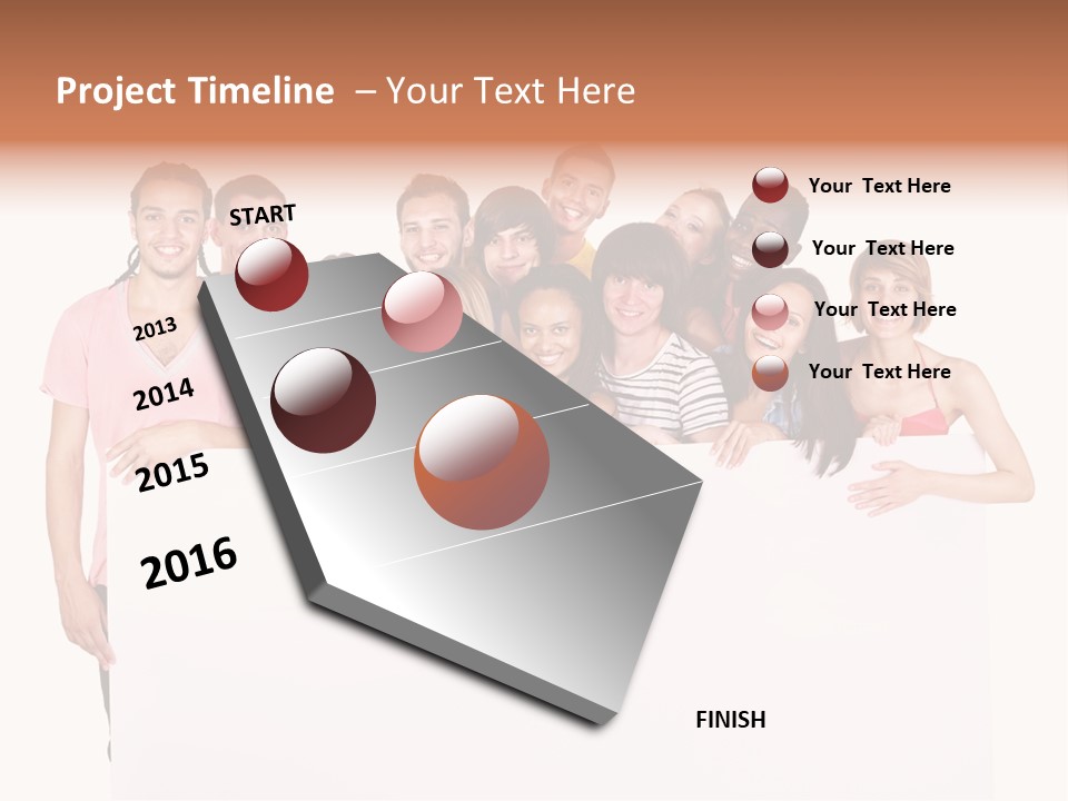 People Ethnicity Smiling PowerPoint Template