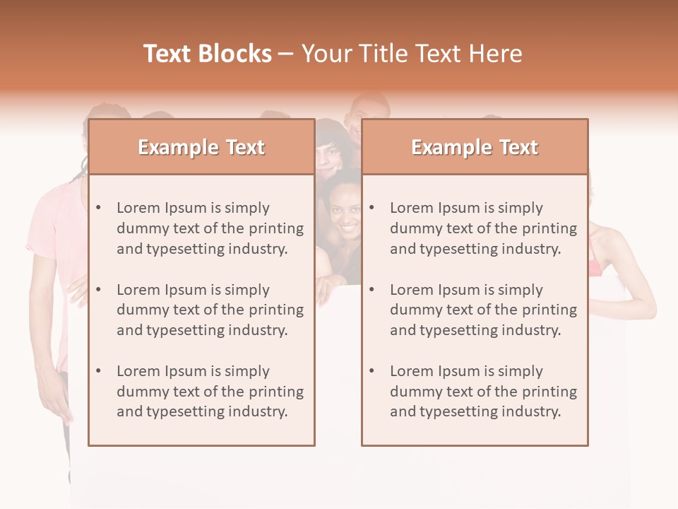 People Ethnicity Smiling PowerPoint Template