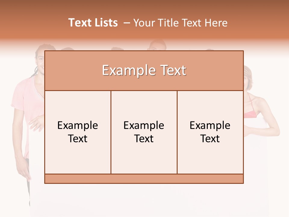 People Ethnicity Smiling PowerPoint Template