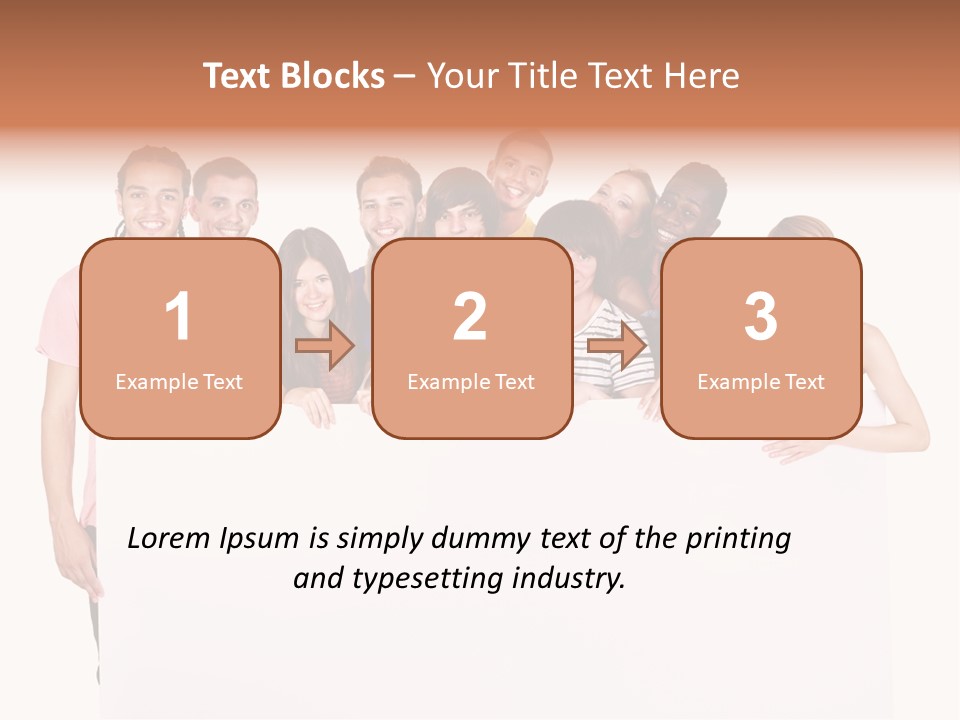People Ethnicity Smiling PowerPoint Template