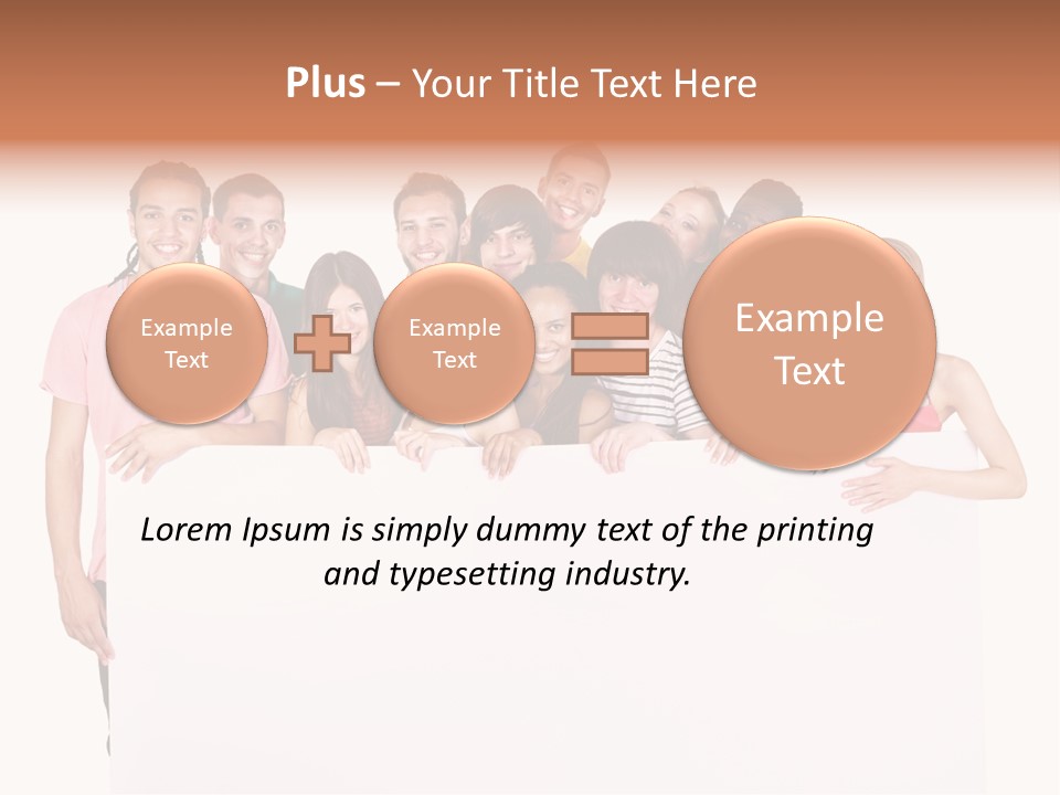 People Ethnicity Smiling PowerPoint Template