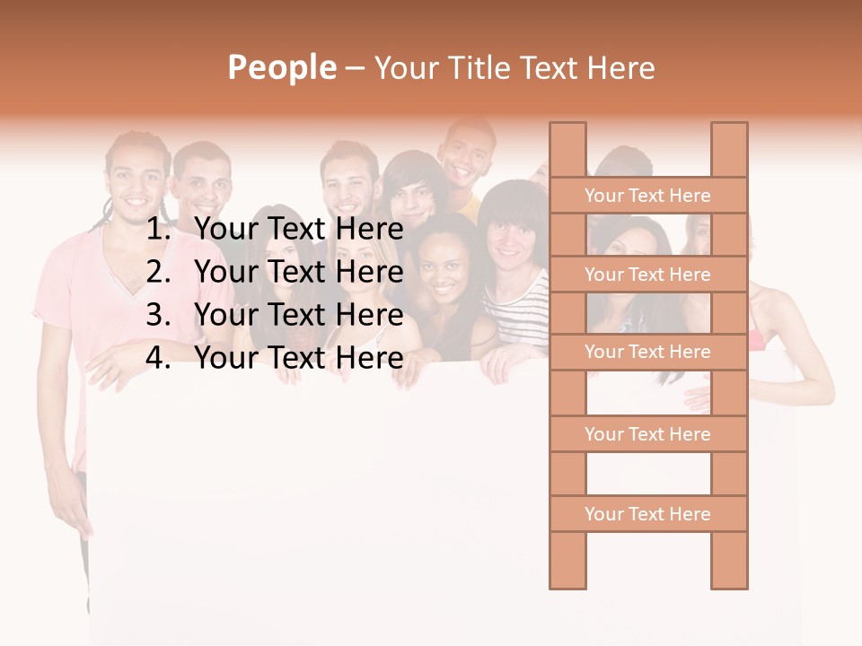 People Ethnicity Smiling PowerPoint Template