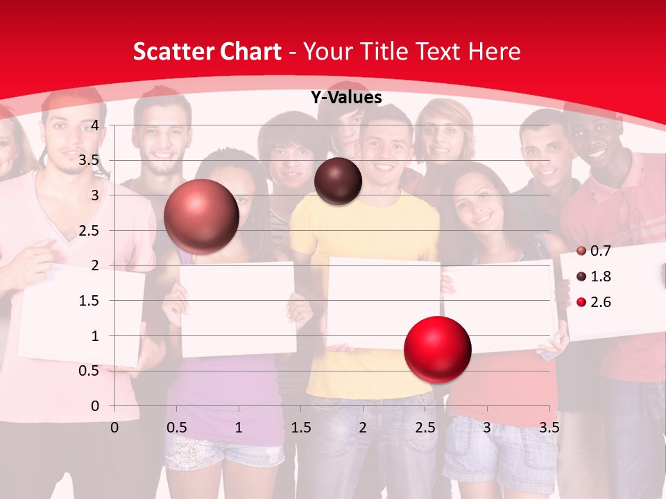 Happy Banner Team PowerPoint Template