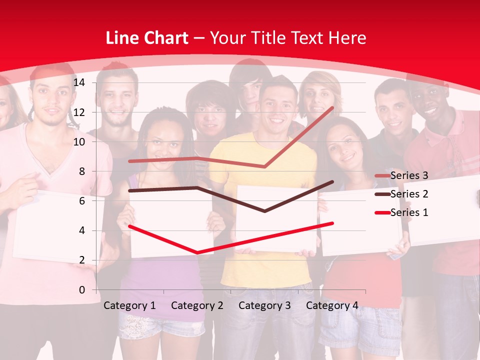Happy Banner Team PowerPoint Template