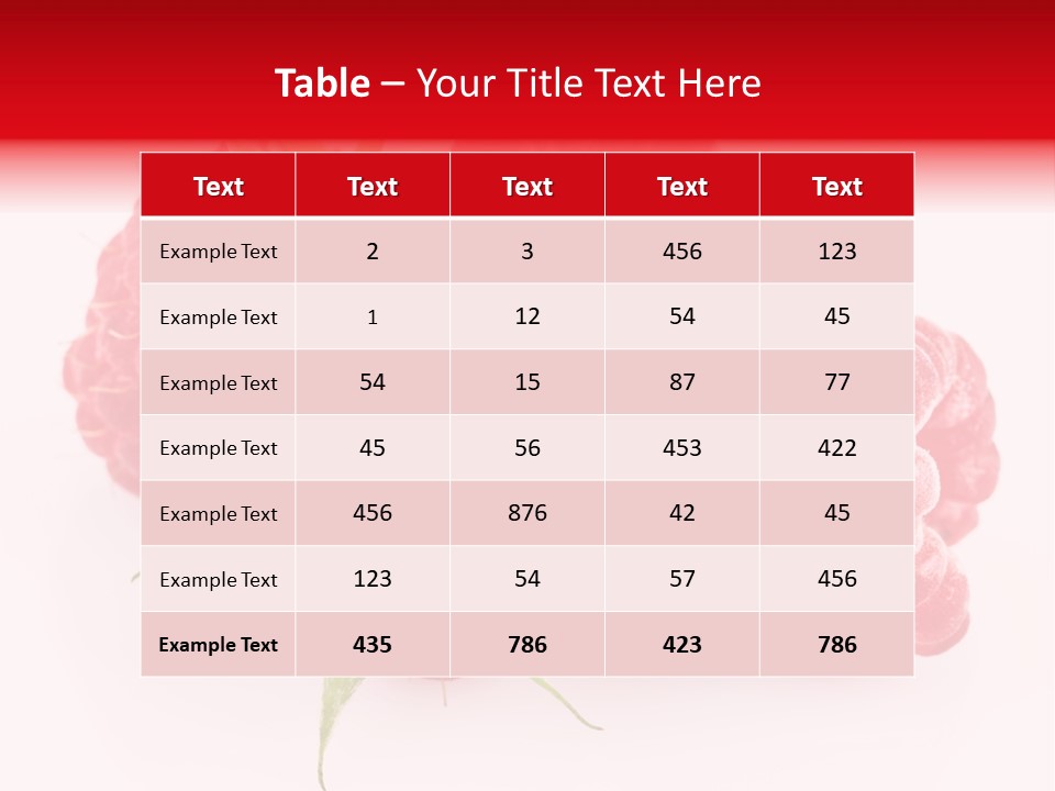 Vegetarian Meal Health PowerPoint Template