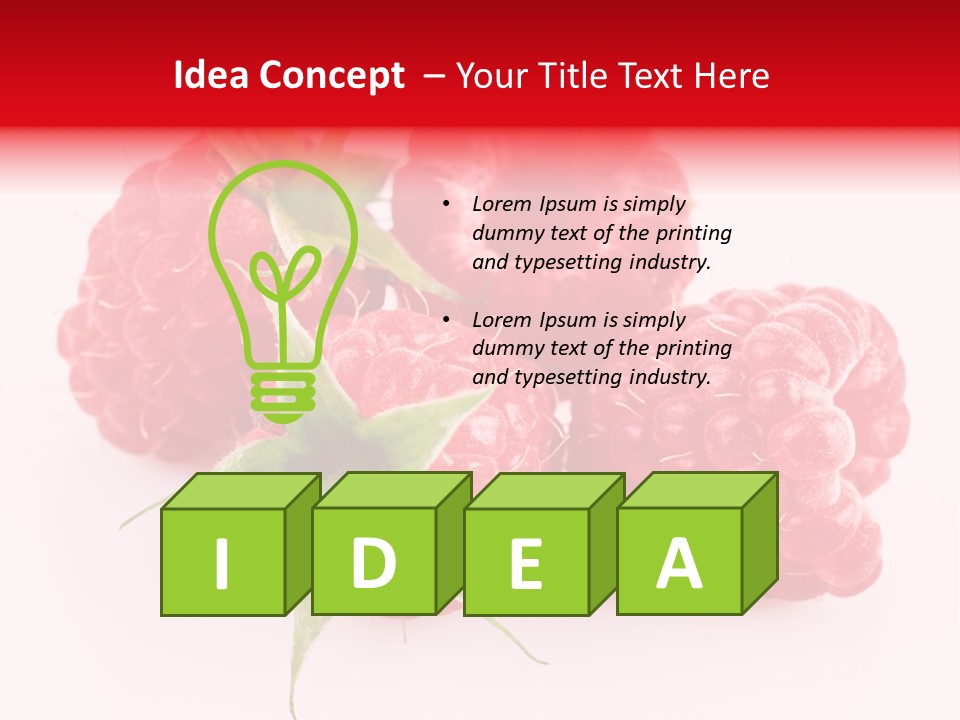 Vegetarian Meal Health PowerPoint Template