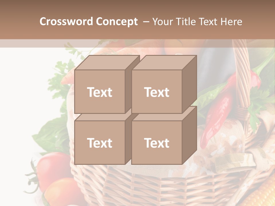 Corn Onion Meal PowerPoint Template