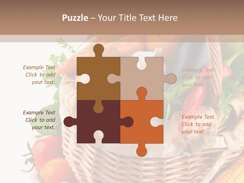 Corn Onion Meal PowerPoint Template