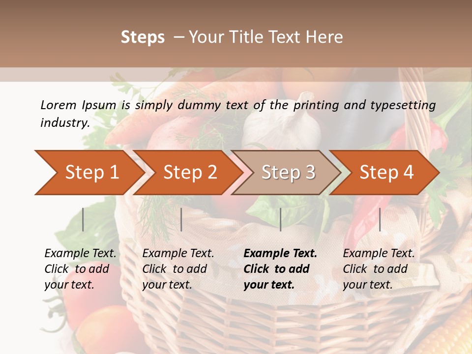 Corn Onion Meal PowerPoint Template