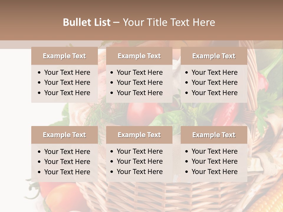Corn Onion Meal PowerPoint Template
