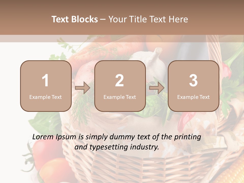 Corn Onion Meal PowerPoint Template