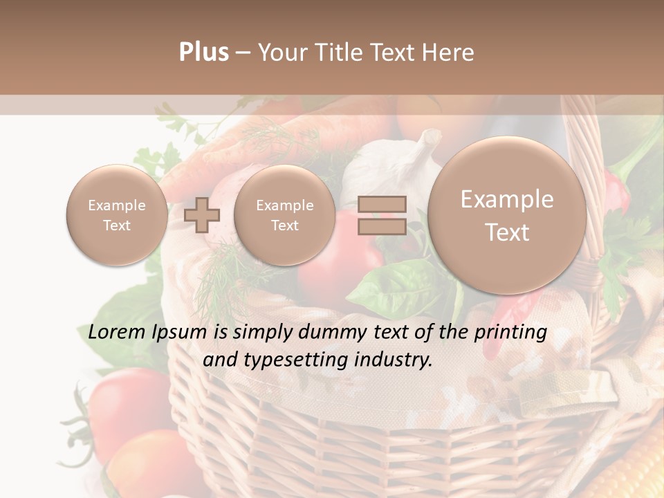 Corn Onion Meal PowerPoint Template