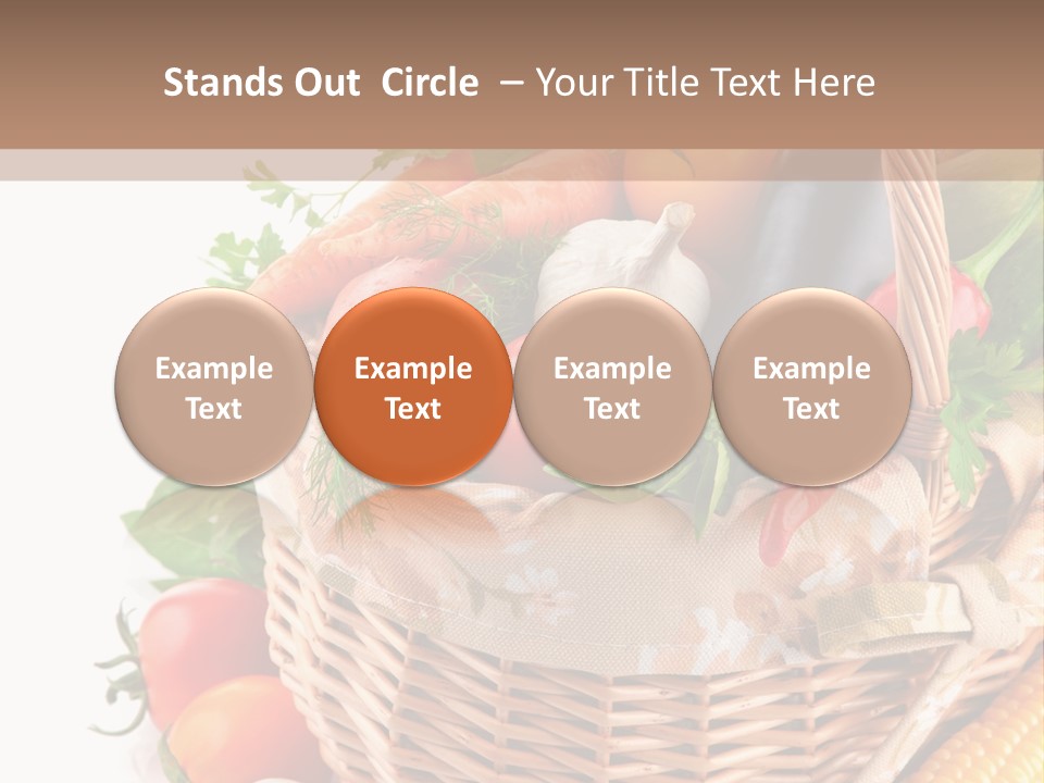 Corn Onion Meal PowerPoint Template