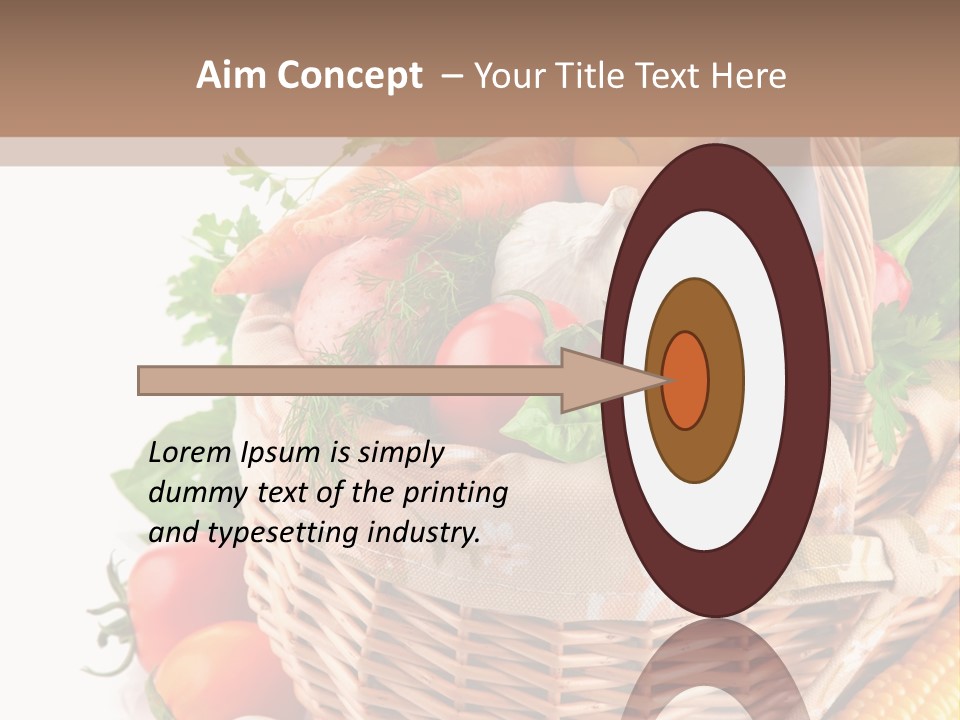 Corn Onion Meal PowerPoint Template