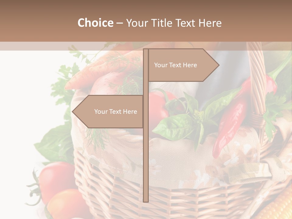 Corn Onion Meal PowerPoint Template