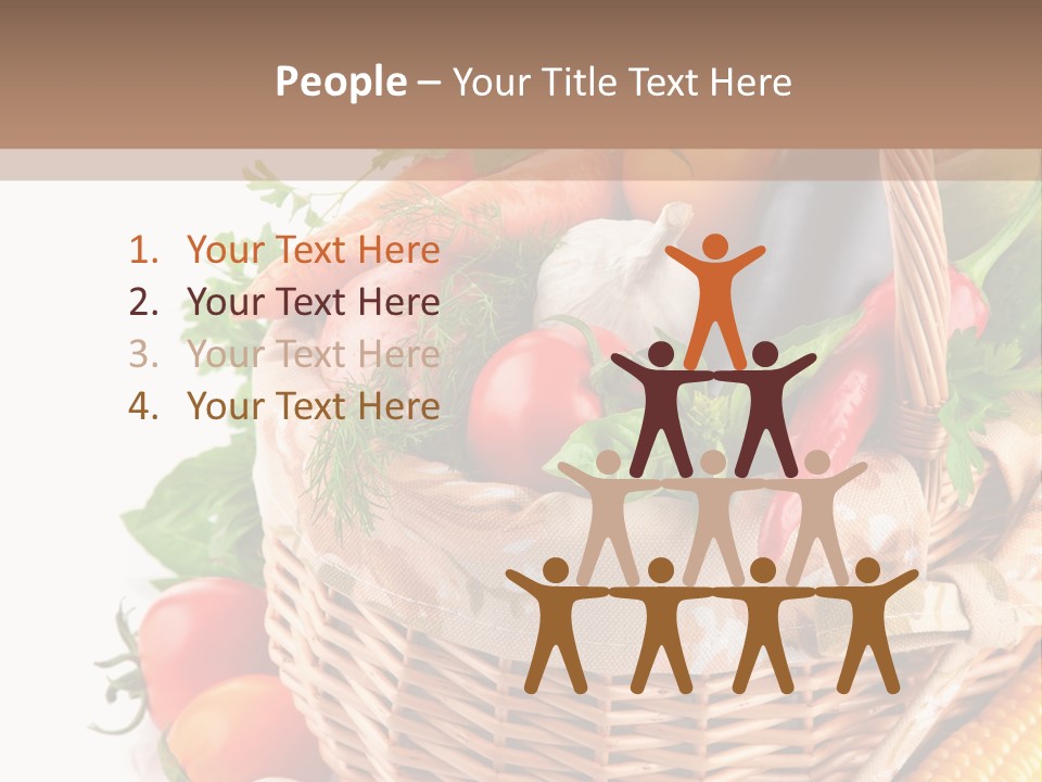 Corn Onion Meal PowerPoint Template