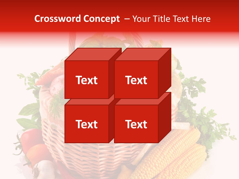 Eggplant Chilli Leaf PowerPoint Template