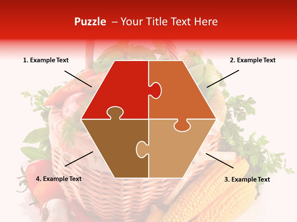 Eggplant Chilli Leaf PowerPoint Template