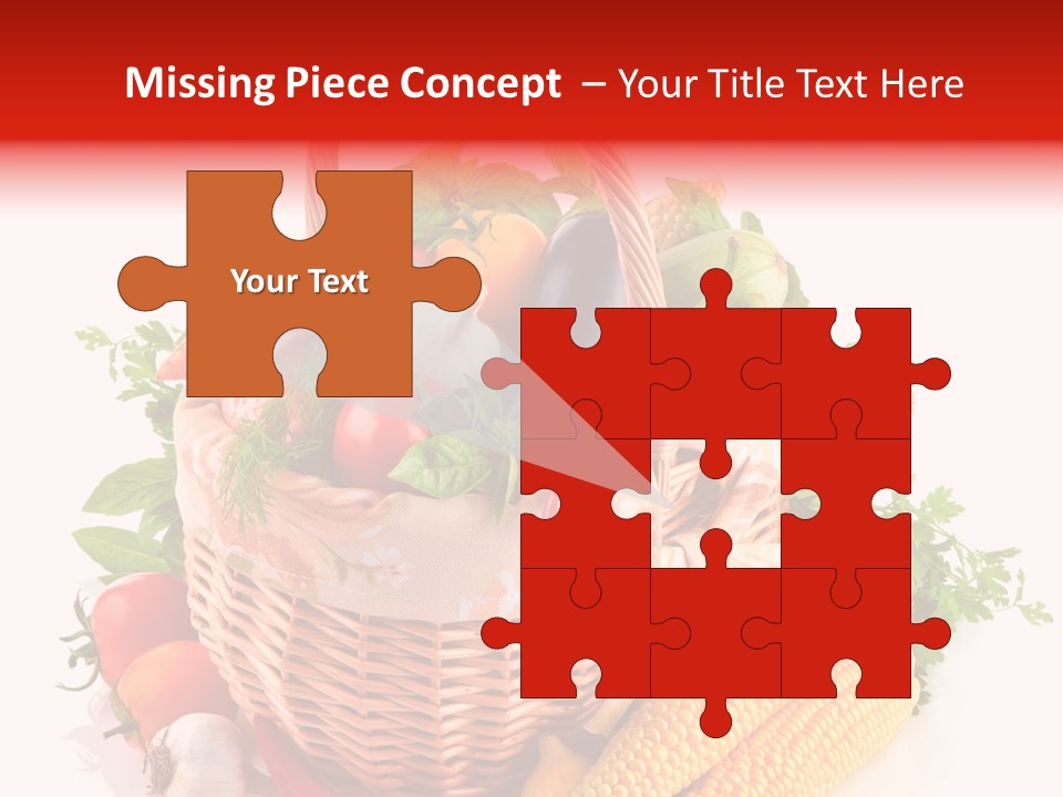 Eggplant Chilli Leaf PowerPoint Template