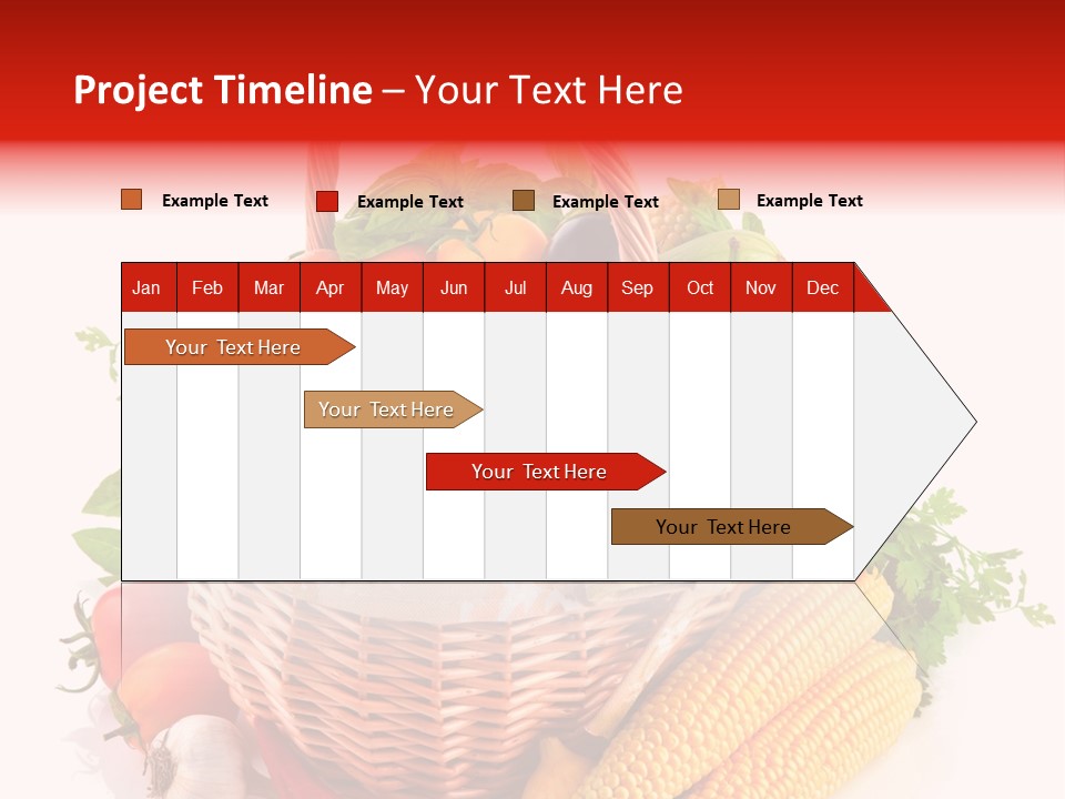 Eggplant Chilli Leaf PowerPoint Template