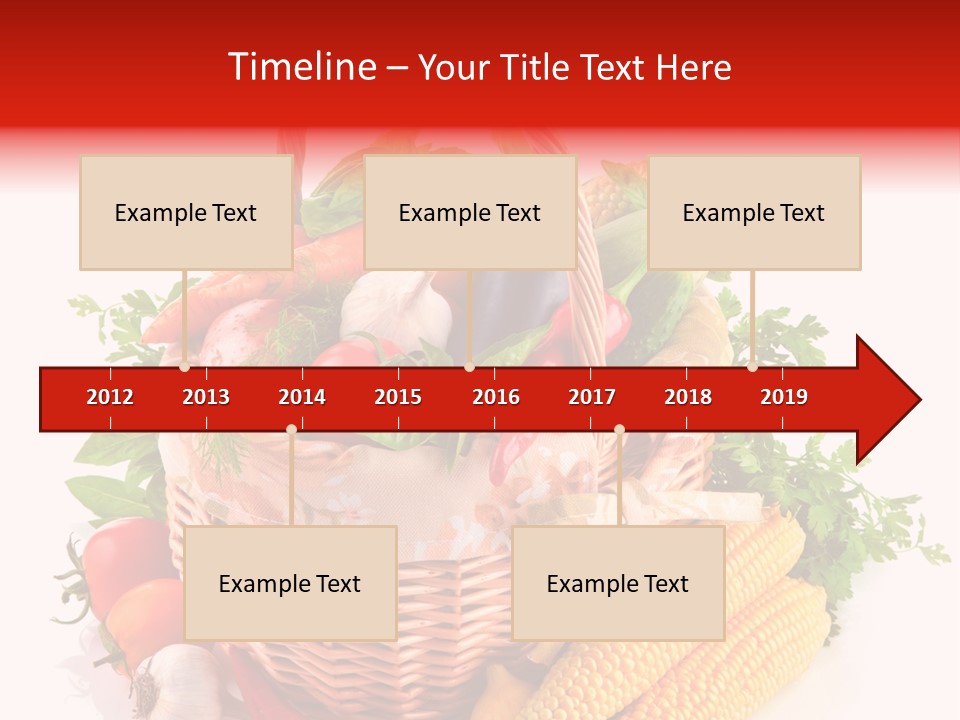 Eggplant Chilli Leaf PowerPoint Template
