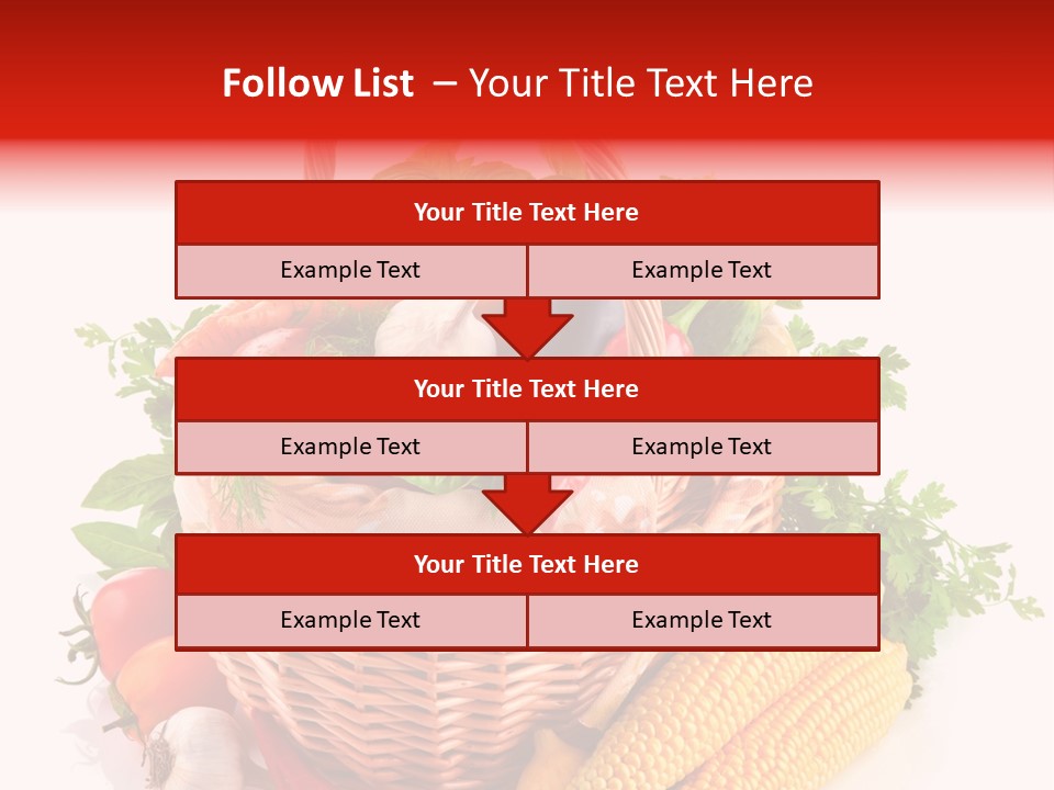 Eggplant Chilli Leaf PowerPoint Template